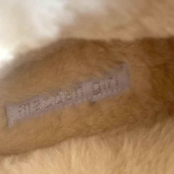 New Madden Girl Platform rhinestone tan boots booties 6.5 - Picture 10 of 11